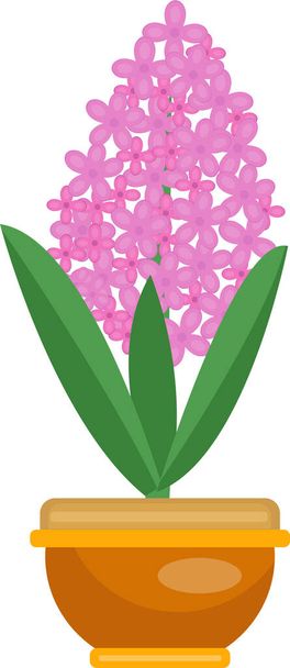 Icône fleur jacinthe. Illustration vectorielle - Vecteur, image