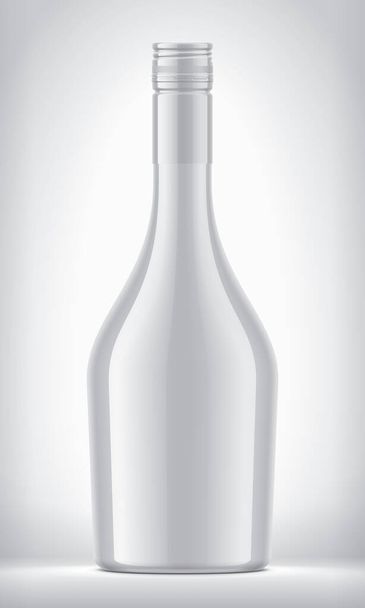 Non-transparent bottle on background.  - Photo, Image