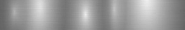 Панорама текстури срібного металу з відображенням фону
 - Вектор, зображення