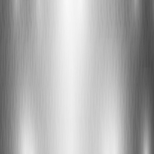 textúra panoráma ezüst fém reflexióval - háttér - Vektor, kép