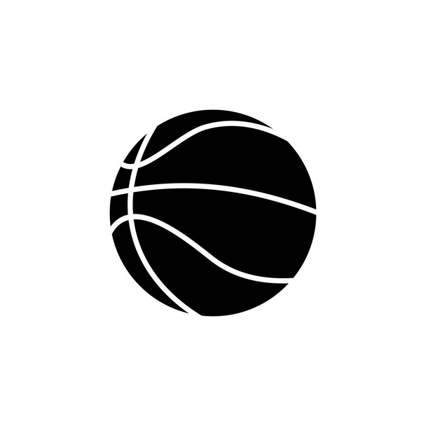 Vettore di icone del basket. Icona della pallacanestro. icona vettoriale logo basket - Vettoriali, immagini