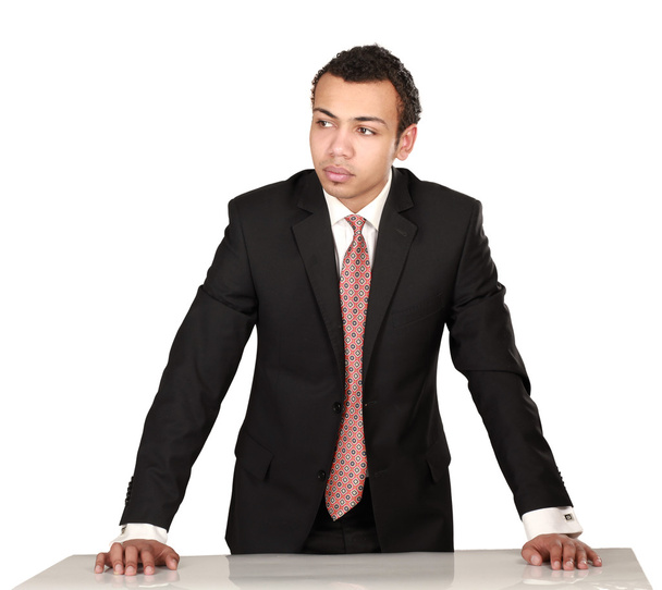 Man standing near desk - Фото, зображення