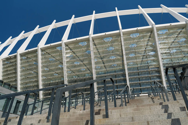 KYIV, UCRAINA, 28 LUGLIO 2020: Olympic National Sports Complex, noto anche come Stadio Olimpico nella città di Kiev, capitale dell'Ucraina - Foto, immagini