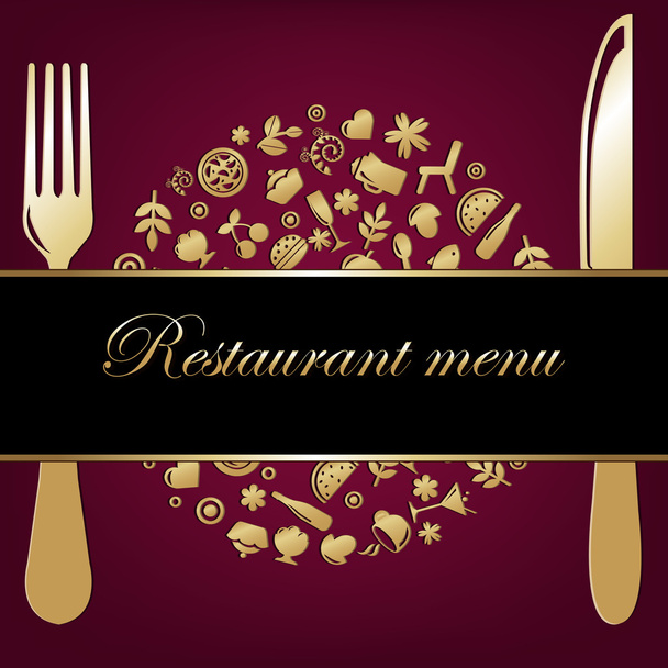 Restaurant Background - Вектор, зображення