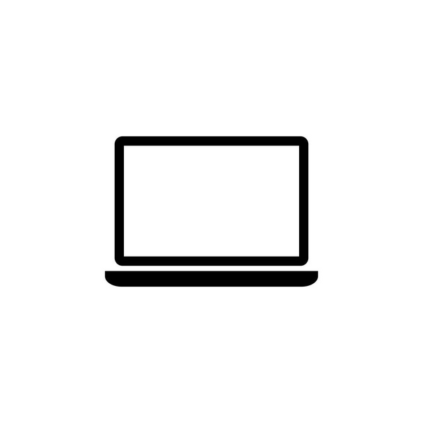 Icono del portátil vector. vector icono de ordenador - Vector, imagen