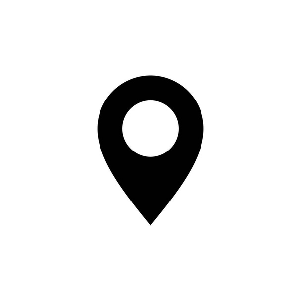 Pin icon vector. Location icon vector. destination icon. map pin - Vector, Image
