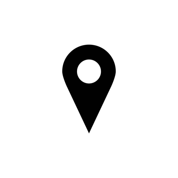 Pin icon vector. Location icon vector. destination icon. map pin - Vector, Image