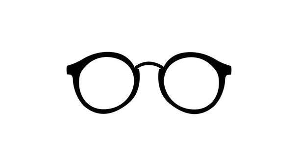 丸メガネのベクトル分離イラスト - ベクター画像