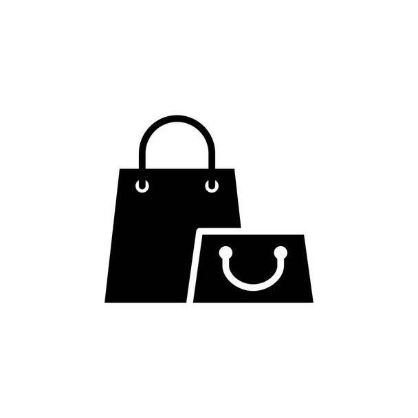 Alışveriş poşeti ikon vektörü. alışveriş simgesi vektörü - Vektör, Görsel