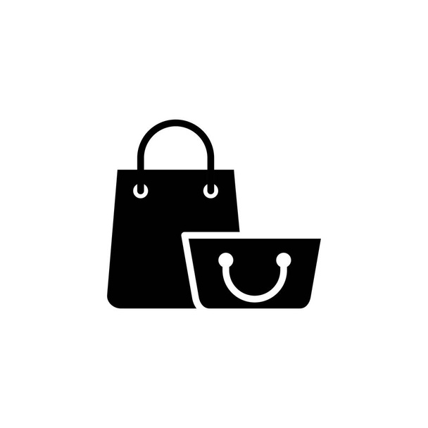 Вектор значка торгової сумки. вектор значка покупки
 - Вектор, зображення