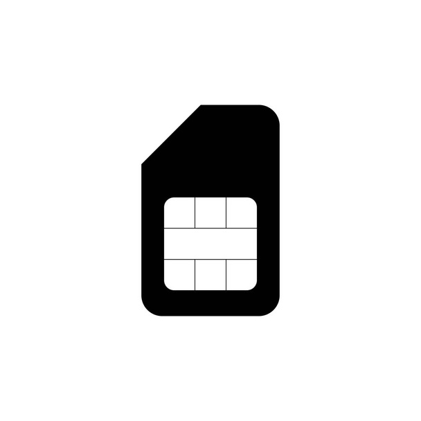 Vecteur d'icône de carte SIM. double carte SIM icône vecteur - Vecteur, image