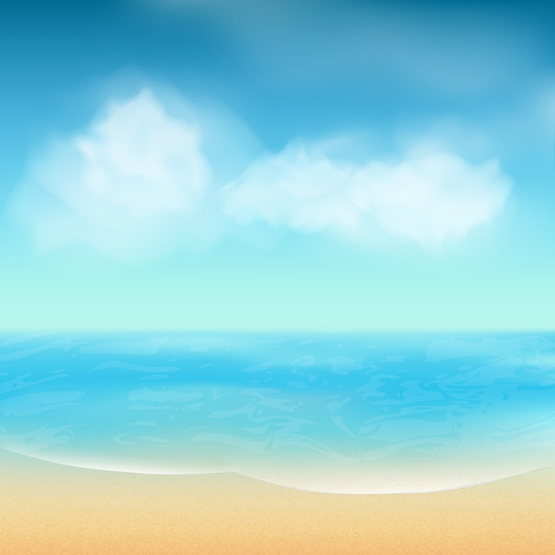 summer sea and sand background - Vector, Image