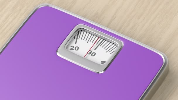 Измерение веса с помощью механических весов - Кадры, видео