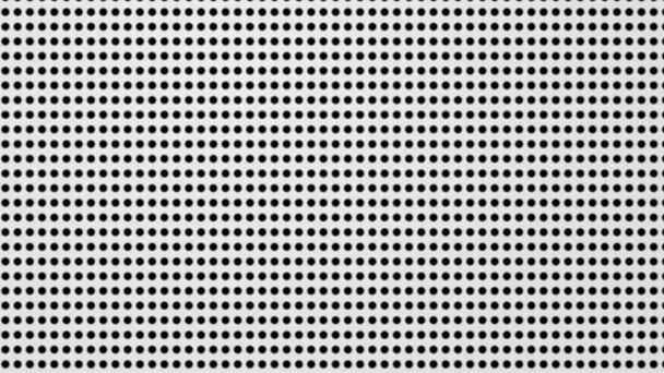 Dot wit zwart led patroon textuur achtergrond. Abstract technologie big data digitaal concept. 3d destructie. - Foto, afbeelding