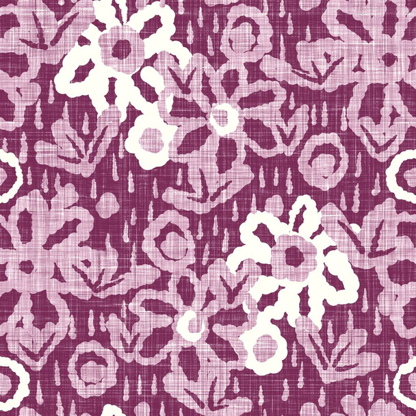 水彩の花をモチーフにした背景。手描きの土のような気まぐれなシームレスなパターン。春の夏の家の装飾のための現代の花リネン織物。装飾的なスキャンディスタイルのカラフルな自然｜print - 写真・画像