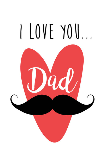 Happy Father s Day greeting card. Vector illustration EPS10 - Vector, Image