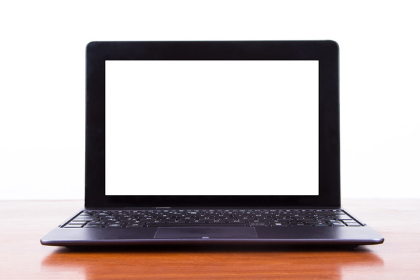 Tablet Laptop com tela em branco
 - Foto, Imagem