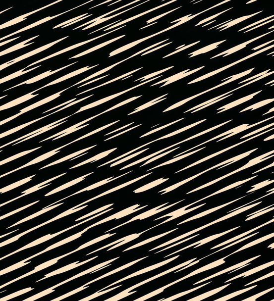 A minimalist abstract of beige diagonal lines  on a black background - Photo, Image