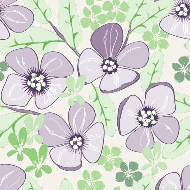 Αφηρημένο λουλούδι απρόσκοπτη μοτίβο φόντο - Διάνυσμα, εικόνα