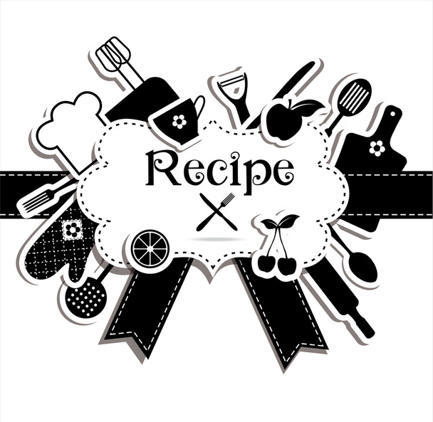 Recipe illustration - Vector, Image