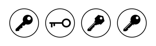 Conjunto de iconos clave. Icono clave del vector. Símbolo clave - Vector, Imagen
