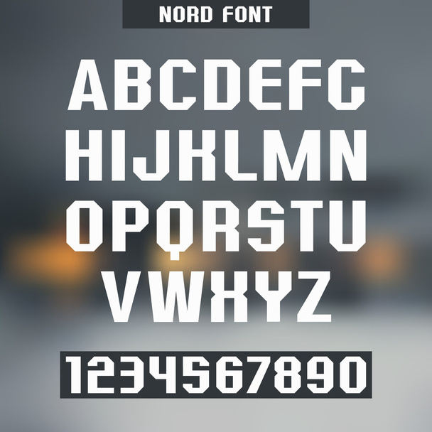 Северный шрифт
 - Вектор,изображение