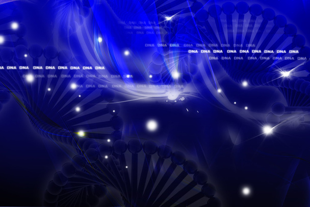Ilustración digital del ADN
 - Foto, imagen