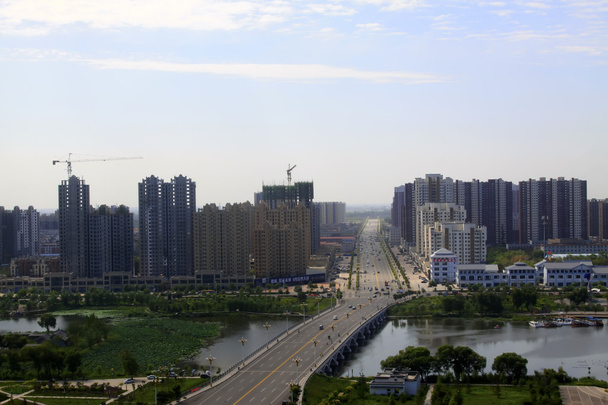 kaupungin rakentaminen arkkitehtuuri Pohjois-Kiinassa
  - Valokuva, kuva