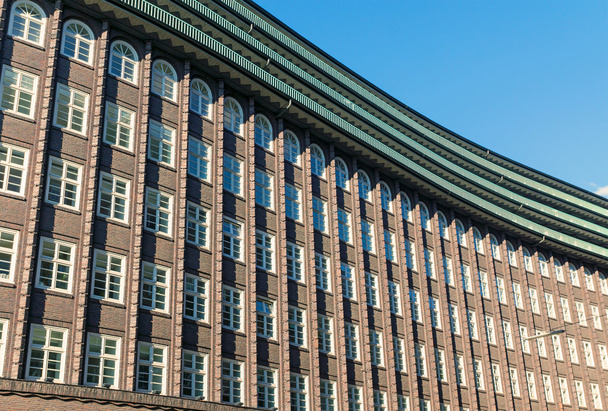 Historic building facade in Hamburg - 写真・画像