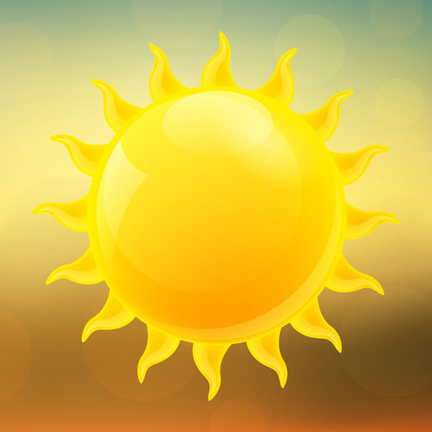 Summer Sun - Wektor, obraz