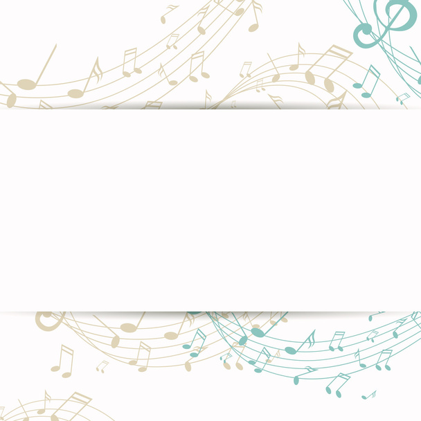 Vector Music Background - Вектор,изображение