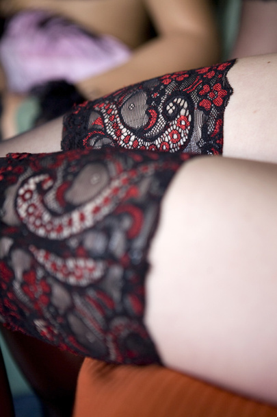 Woman in tights - Foto, Bild
