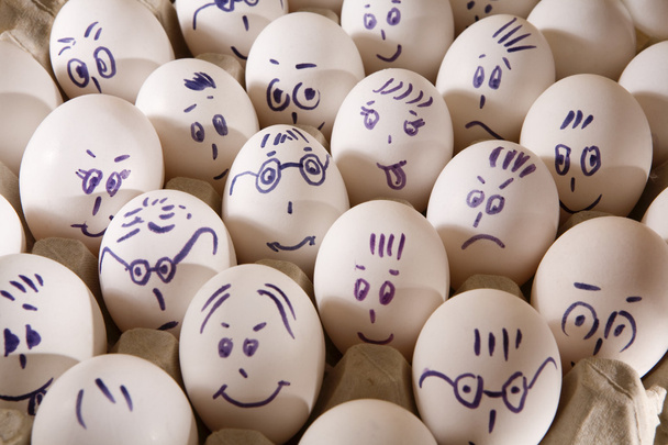 Eggs cover with drawings - Fotografie, Obrázek