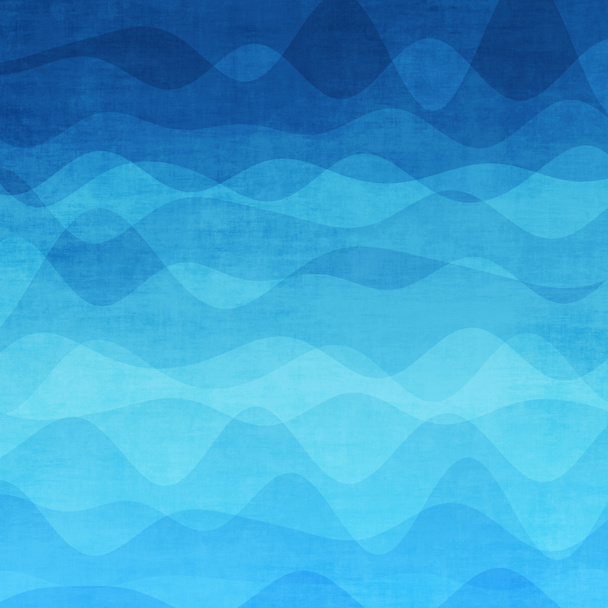 abstrait vague bleue fond - Photo, image