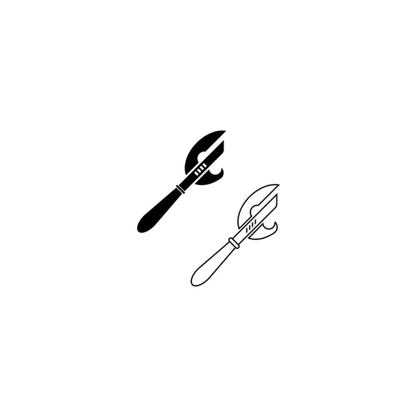 Олов'яний відкривач значок Векторна ілюстрація Дизайн логотипу
. - Вектор, зображення