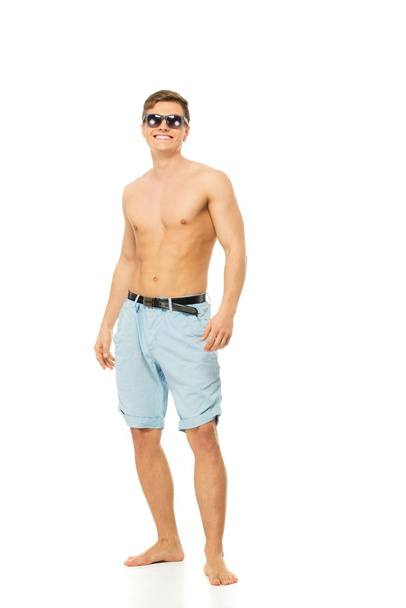 Cheerful man in shorts - Foto, immagini