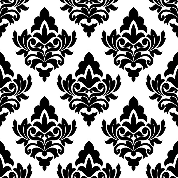 Bold damask style seamless pattern - Vector, Image