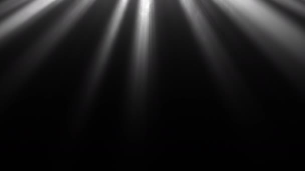 4k лучей света в дыму или тумане анимированного наложения - Кадры, видео
