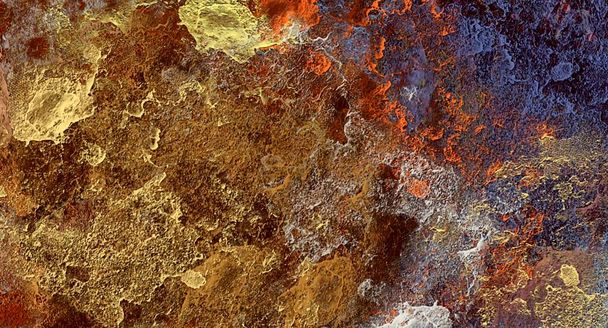 abstracte achtergrond gekleurde grunge textuur chaotische verf beroertes - Foto, afbeelding