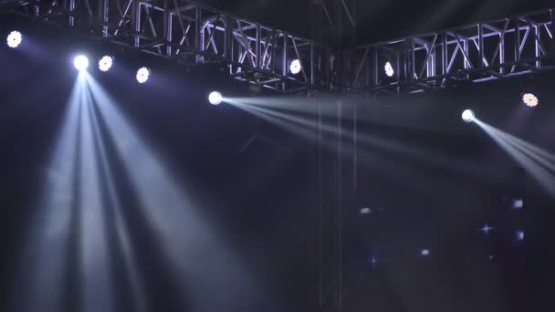 Vector Stage Spotlight with Laser rays - Footage, Video