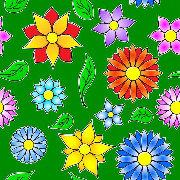 seamless flower pattern - Vektor, kép