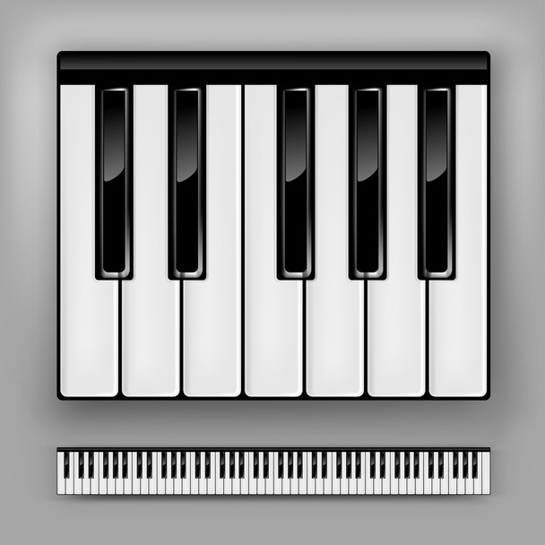 Piano Keyboard - ベクター画像