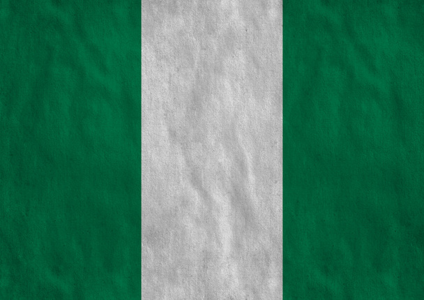 Flagge Nigerias - Foto, Bild
