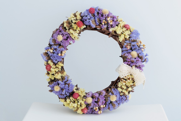 Dried flowers wreaths - Photo, Image