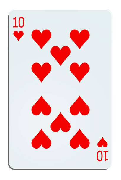 Playing cards isolated on white background  - Vector, Image
