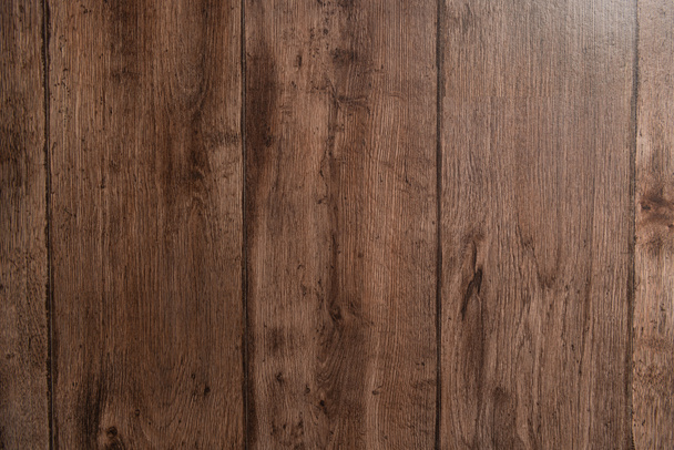sötétbarna, természetes fa felület texturált háttér, felülnézet - Fotó, kép