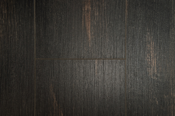 background of dark brown wooden flooring, top view - Foto, Imagen