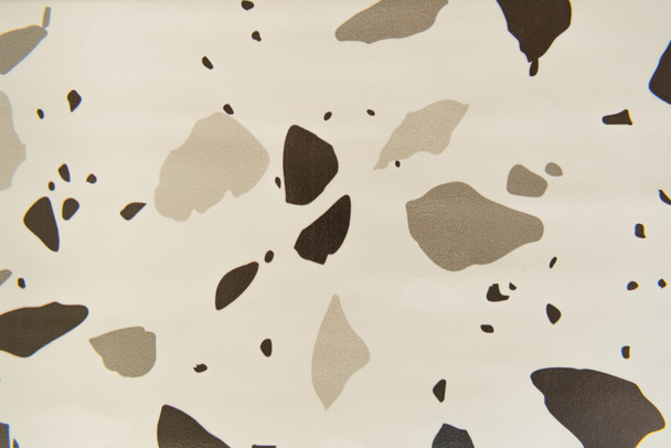 achtergrond met abstracte zwarte en grijze vlekken, bovenaanzicht - Foto, afbeelding