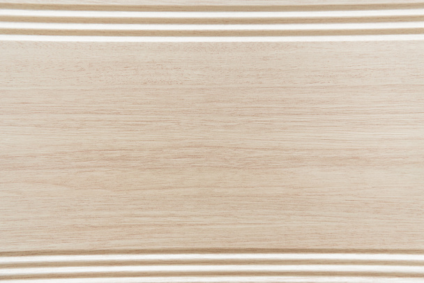 fondo de gris, suelo laminado de madera con marco, vista superior - Foto, Imagen