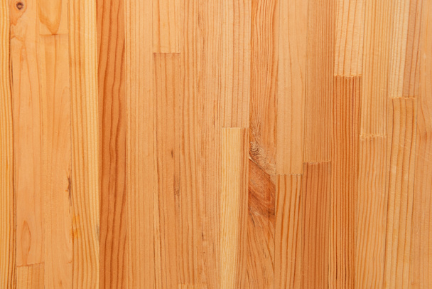 background of light brown, wooden laminate flooring, top view - Photo, Image